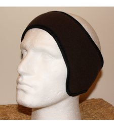Brown Black Fleece Headband Adjustable